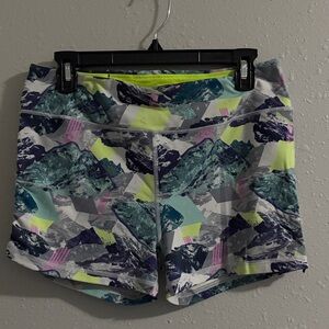 Retro Victoria's Secret Abstract Patterned Athletic Shorts